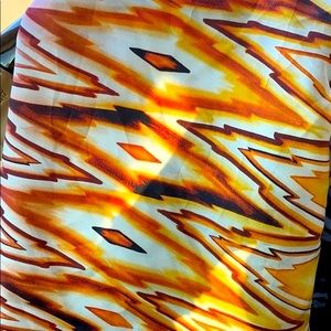 Missoni Zigzag Scarf in Orange and Yellow